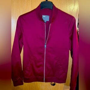 ASOS Red Bomber Jacket (Size XS)
